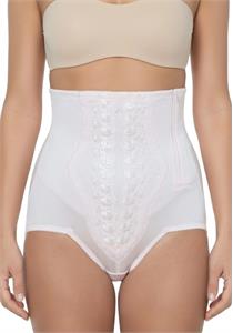 Super Firm Zip Up Panty Girdle Pink